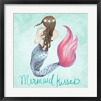 Mermaid Kisses Framed Print