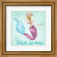 Framed Starfish Wishes