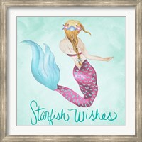 Framed Starfish Wishes