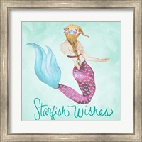 Framed Starfish Wishes