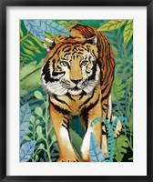 Framed Tiger In The Jungle II