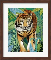 Framed Tiger In The Jungle II