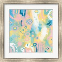 Framed Dreamy Pastel Abstract