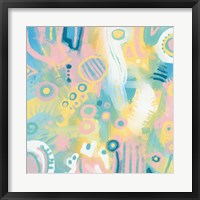 Framed Dreamy Pastel Abstract