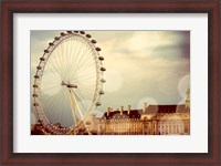 Framed London Ferris Wheel