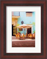 Framed Spanish Cafe