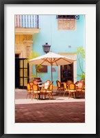 Framed Spanish Cafe