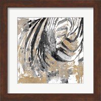 Framed Zebra Striped Abstract