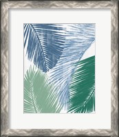 Framed 'Baru Palm Collage II' border=