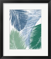 Baru Palm Collage II Framed Print