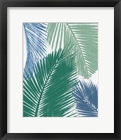 Framed 'Baru Palm Collage I' border=