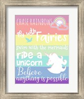 Framed Chase Rainbows