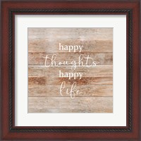 Framed Happy Thoughts