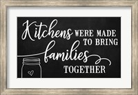 Framed Kitchens Bring Families Together