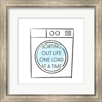 Framed Laundry Time