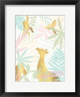 Golden Modern Safari II Framed Print