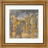 Framed Gold City Eclipse Square II