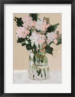 Framed Pink Flower Arrangement