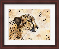 Framed Cheetah Face