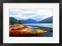 Framed Mountain Lake Adventure