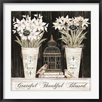 Framed Grateful Thankful Blessed Still Life