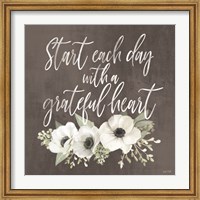 Framed Grateful Heart