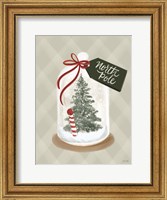 Framed North Pole Snow Globe