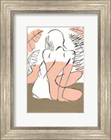 Framed Lady in the Palms