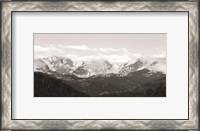 Framed Estes Park Peaks