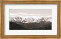 Framed Estes Park Peaks