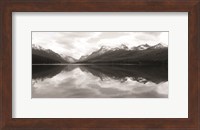 Framed Bowman Lake Reflections