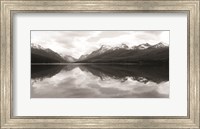 Framed Bowman Lake Reflections