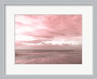 Framed Pink Beach Emotions