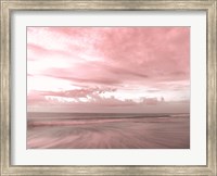 Framed Pink Beach Emotions