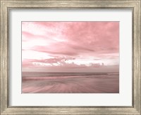 Framed Pink Beach Emotions