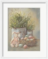 Framed Rustic Easter Vignette