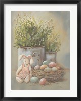 Framed Rustic Easter Vignette