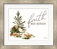Framed Faith Moves Mountains