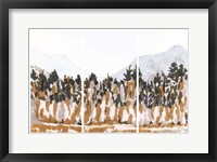 Framed Big Mountain Triptych