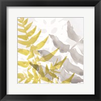 Framed Yellow-Gray Leaves 2