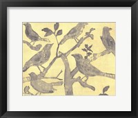 Framed Yellow-Gray Birds 2