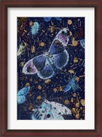 Framed Confetti with Butterflies I