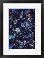 Confetti with Butterflies II Framed Print