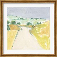 Framed Country Road Sketch II