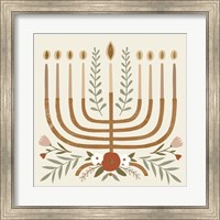 Framed Natural Hanukkah I