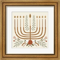 Framed Natural Hanukkah I