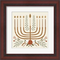 Framed Natural Hanukkah I