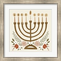 Framed Natural Hanukkah II