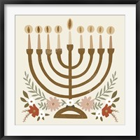Framed Natural Hanukkah II