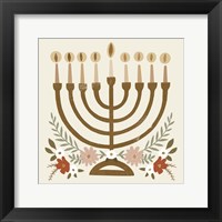 Framed 'Natural Hanukkah II' border=
